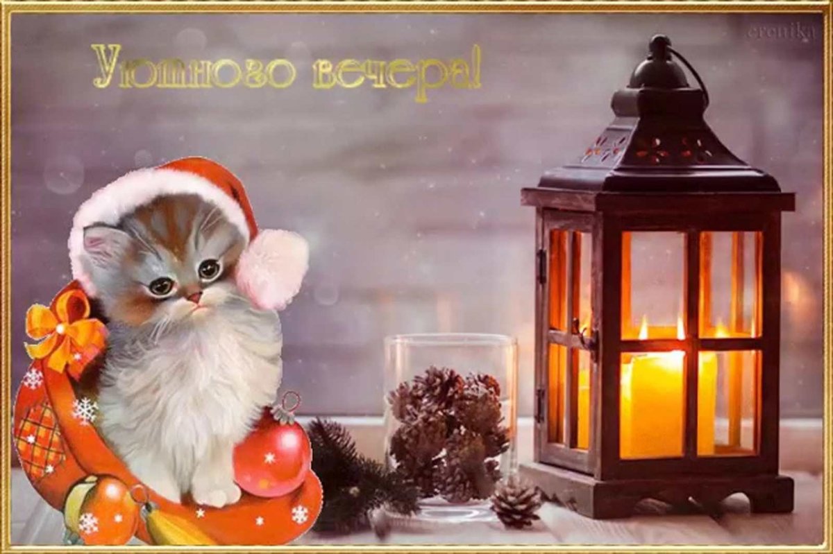 Приятного зимнего вечера и отличного настроения