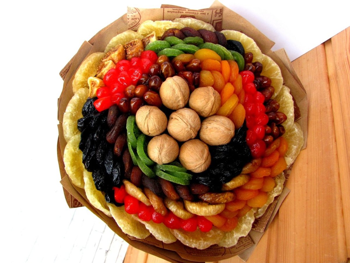 Торт из сухофруктов