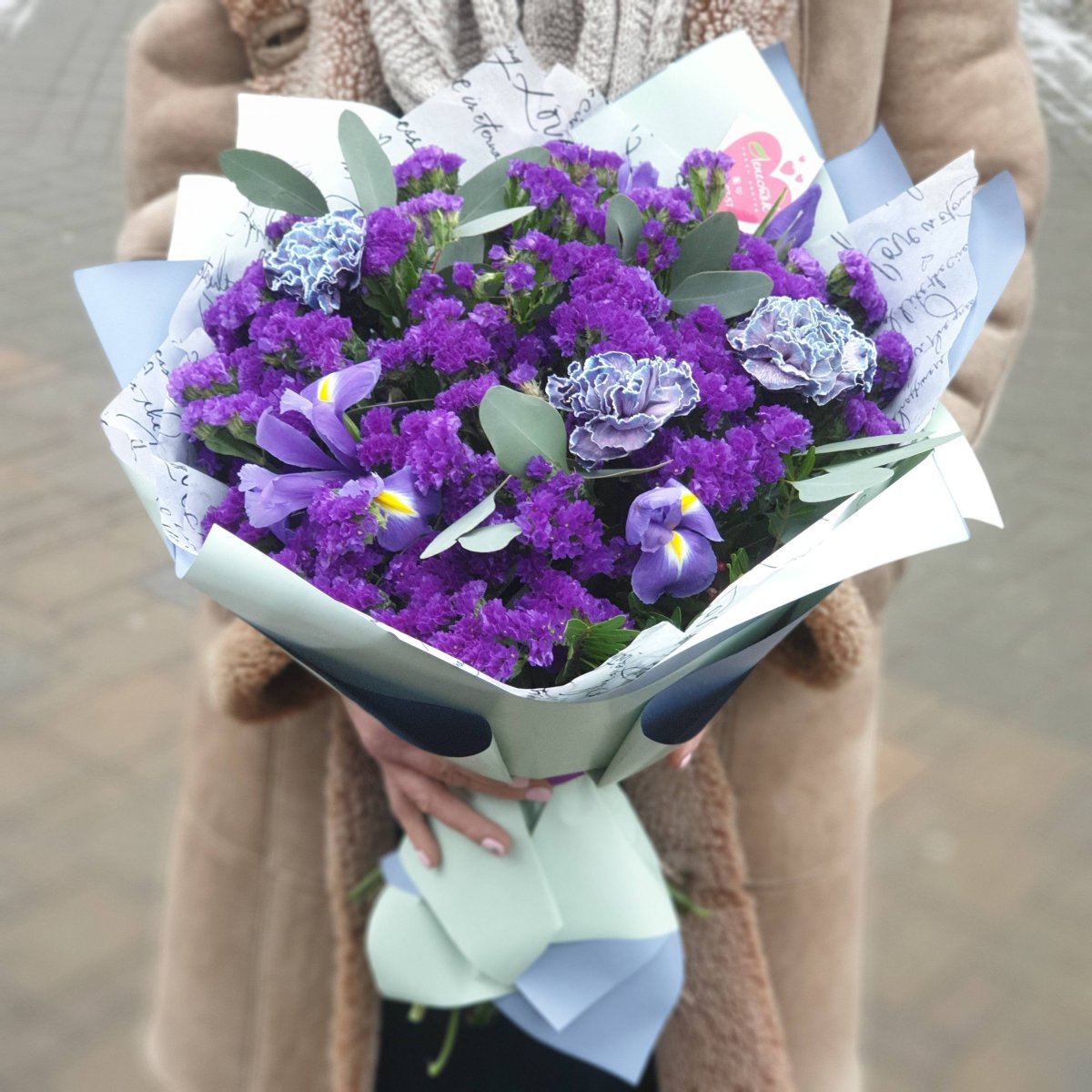 Букеты с лимониумом