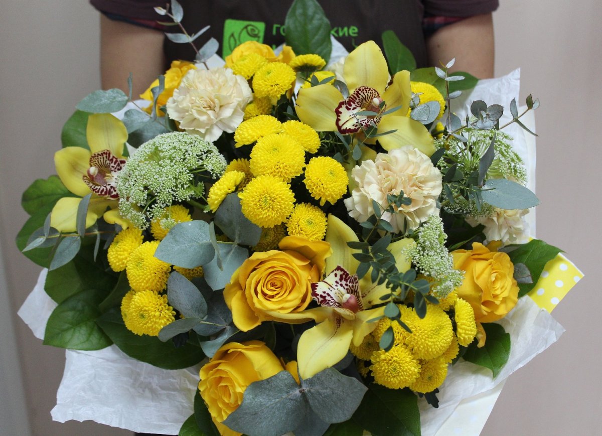 Краспедия в букете