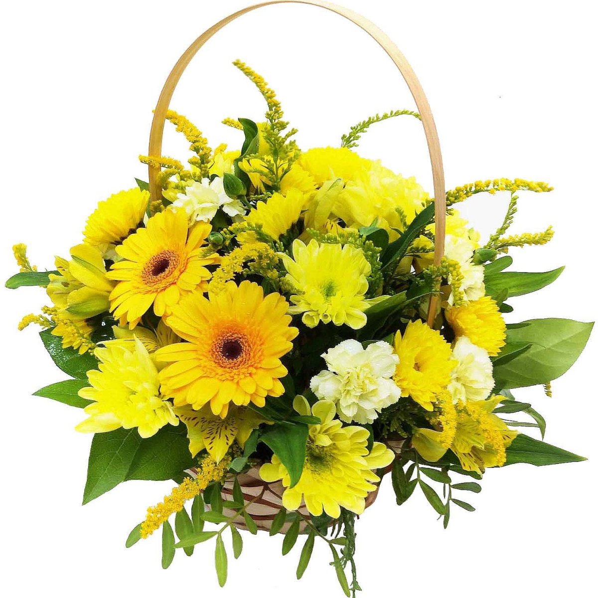 Композиция из хризантем