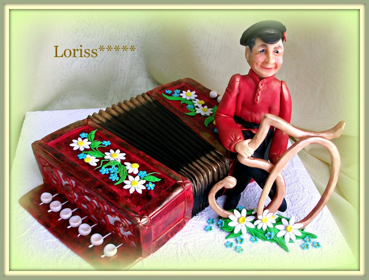 Торт гармошка