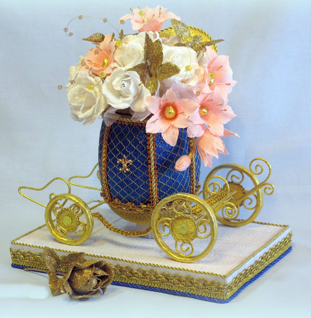 Композиции из конфет на 8 марта