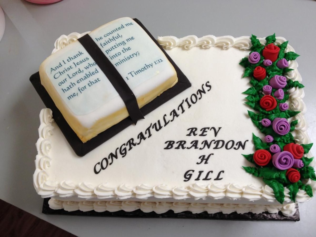 Торты на юбилей пастору