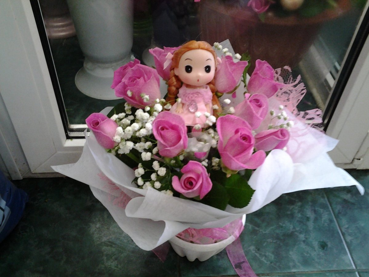 Игрушки из цветов