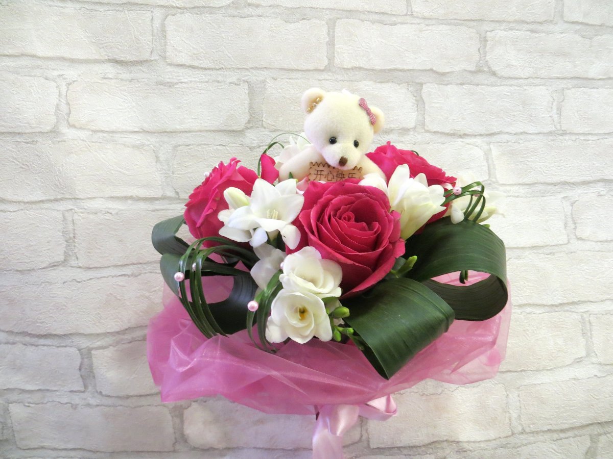 Детский букет из цветов маленький