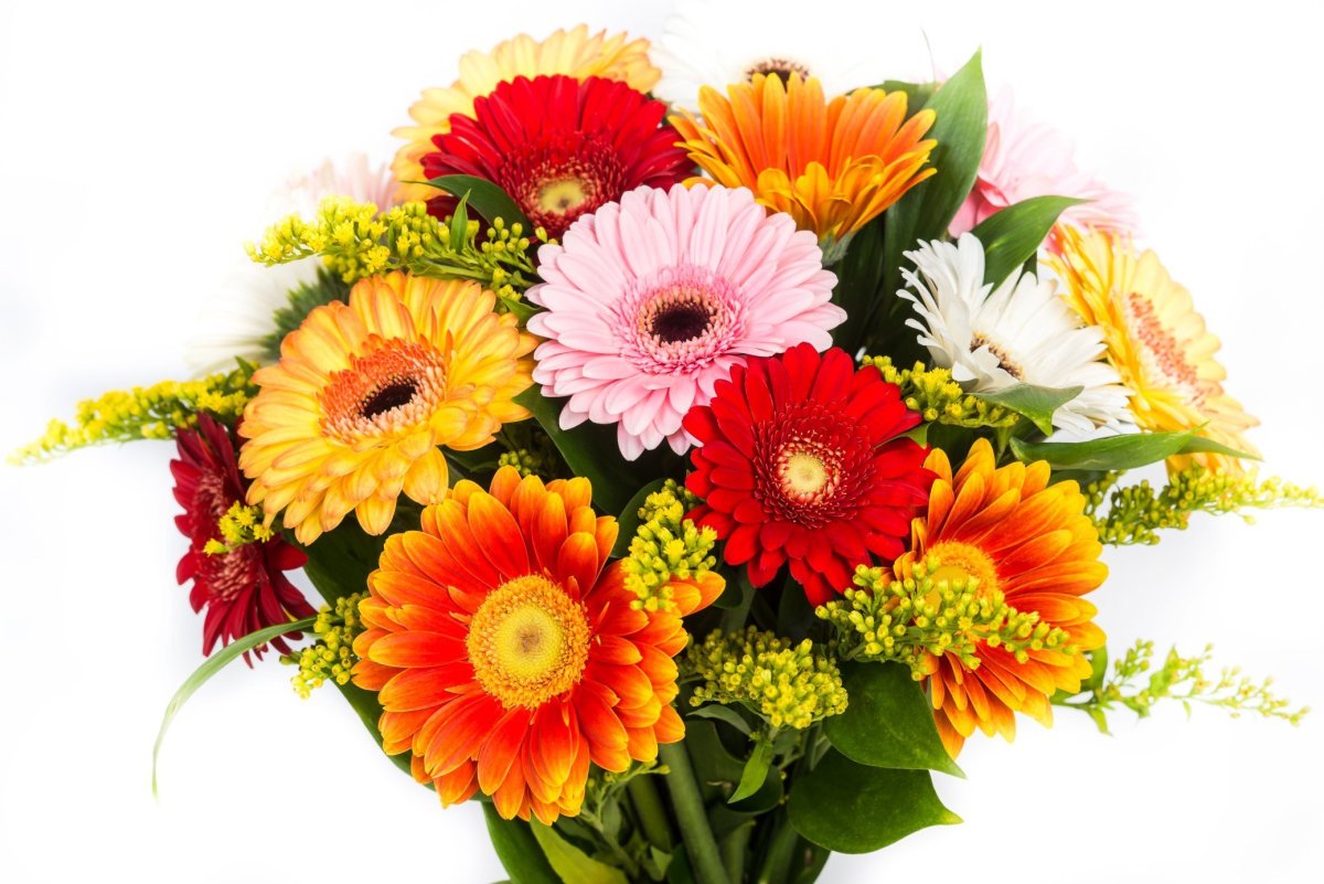 Букет "герберы и лилии"