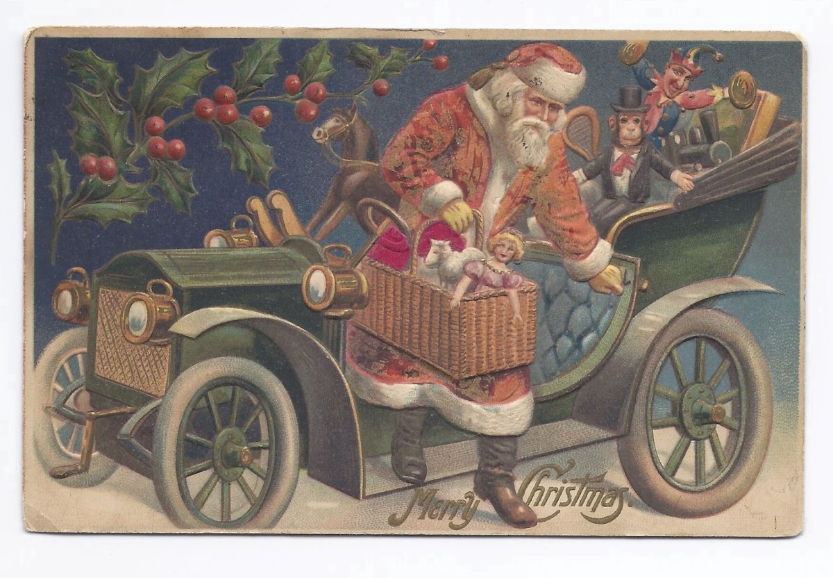 Старинные новогодние открытки