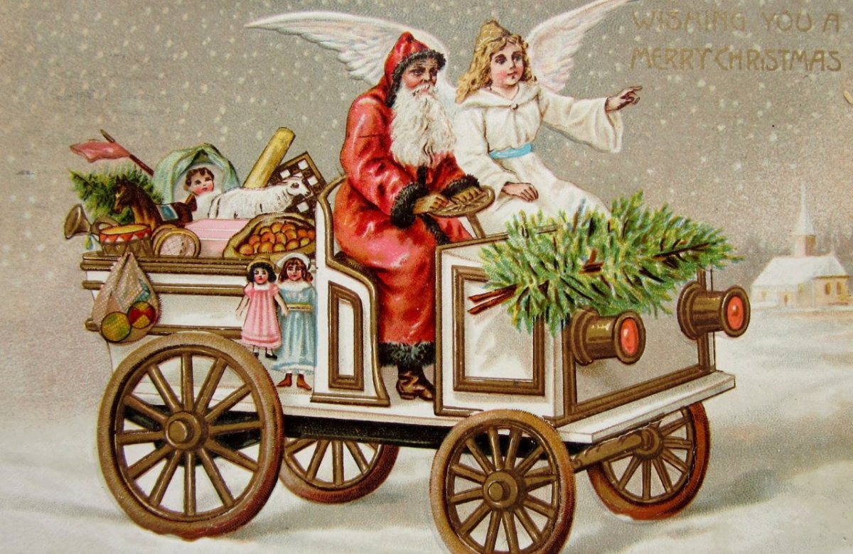 Вайнахтсман и Кристкинд в Германии