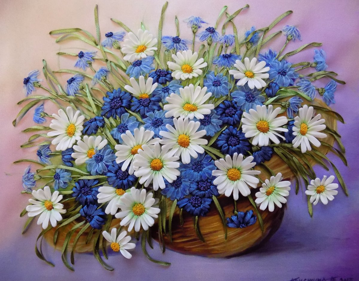 Полевые цветы в акварели Уэнди Тейт