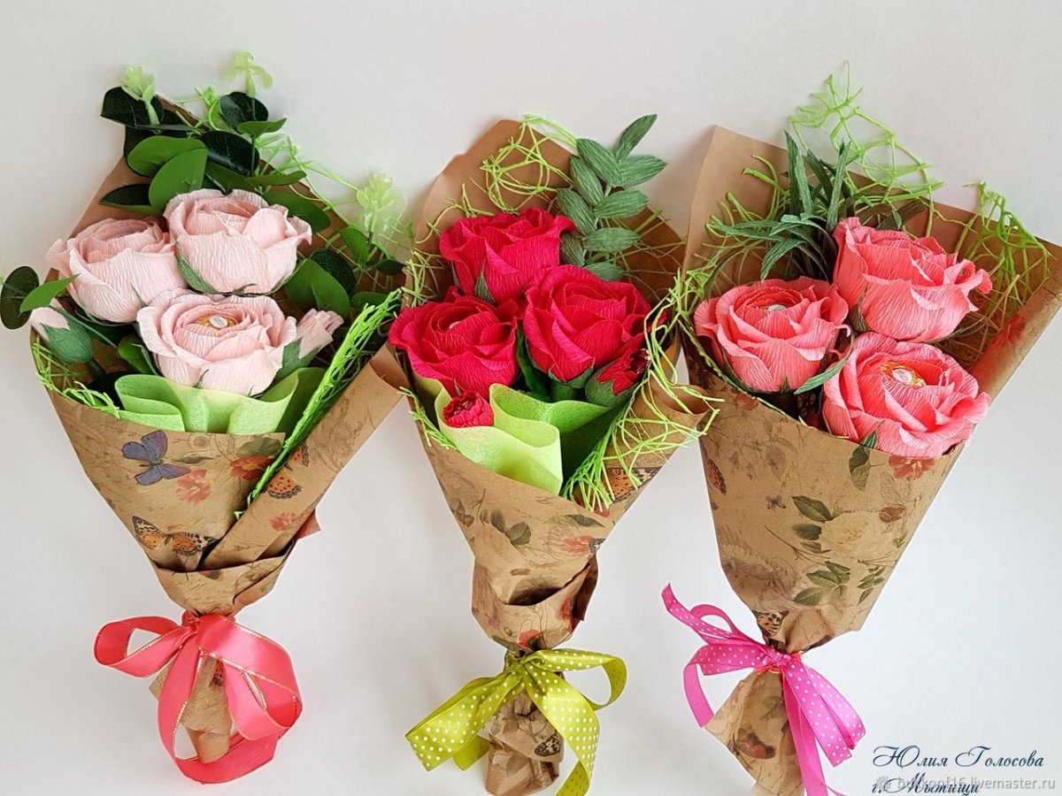 Букетик из конфет