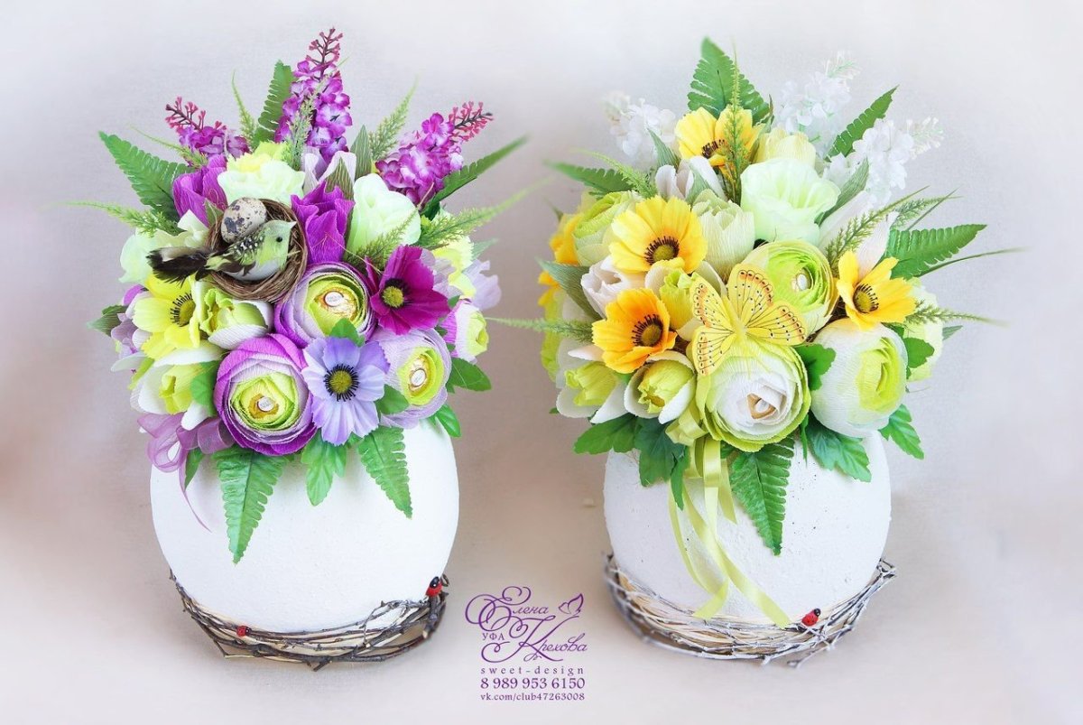 Букет из конфет в кружке