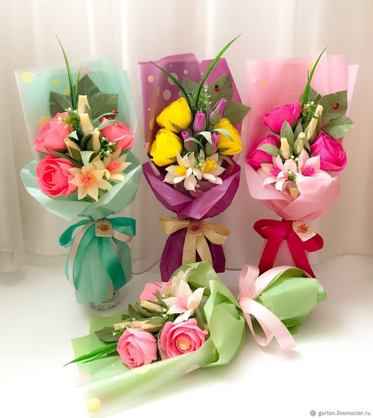 Креативный букет для учителя