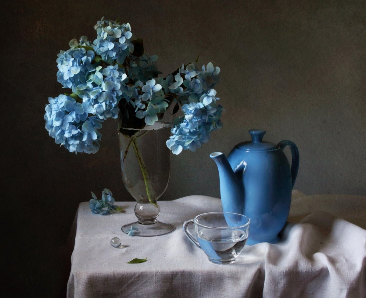 Моранди натюрморт голубая ваза