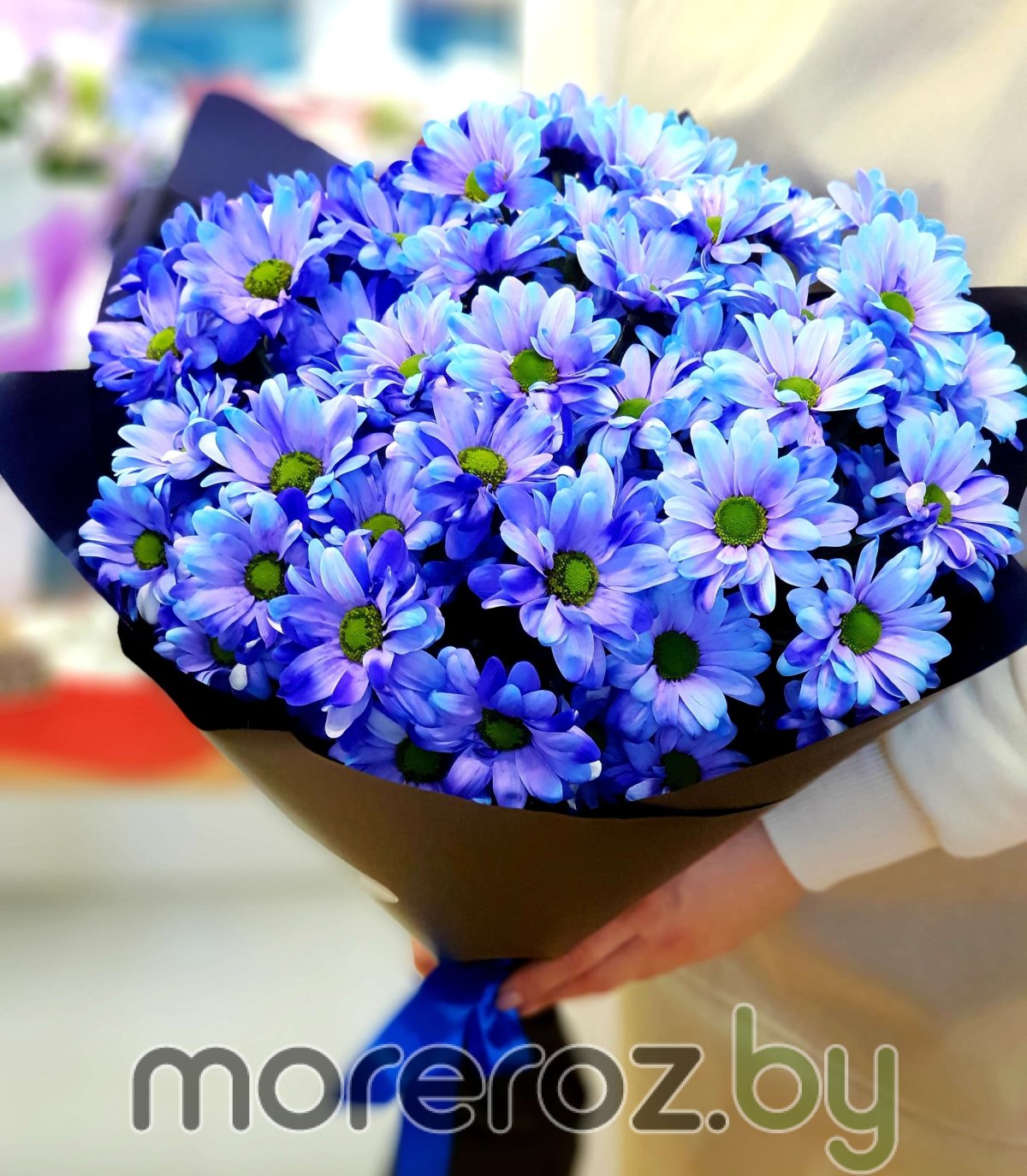 Букет ирисы и хризантемы