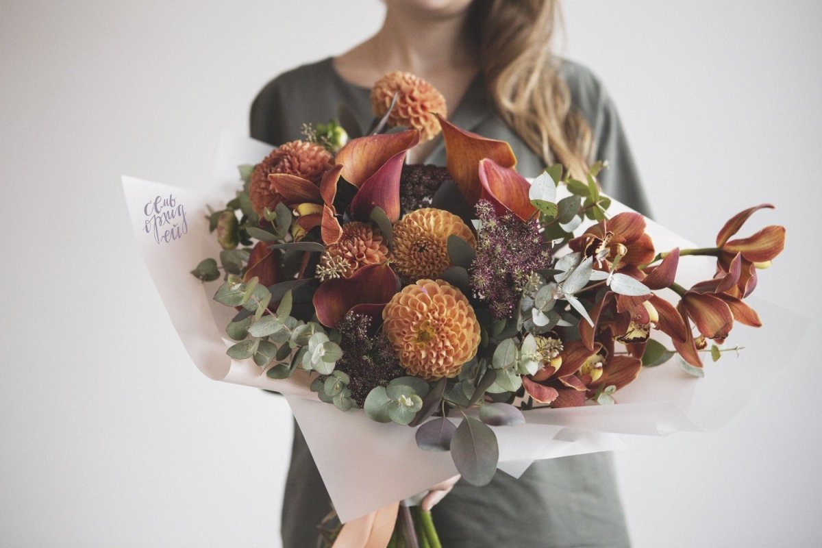 Необычные стильные букеты