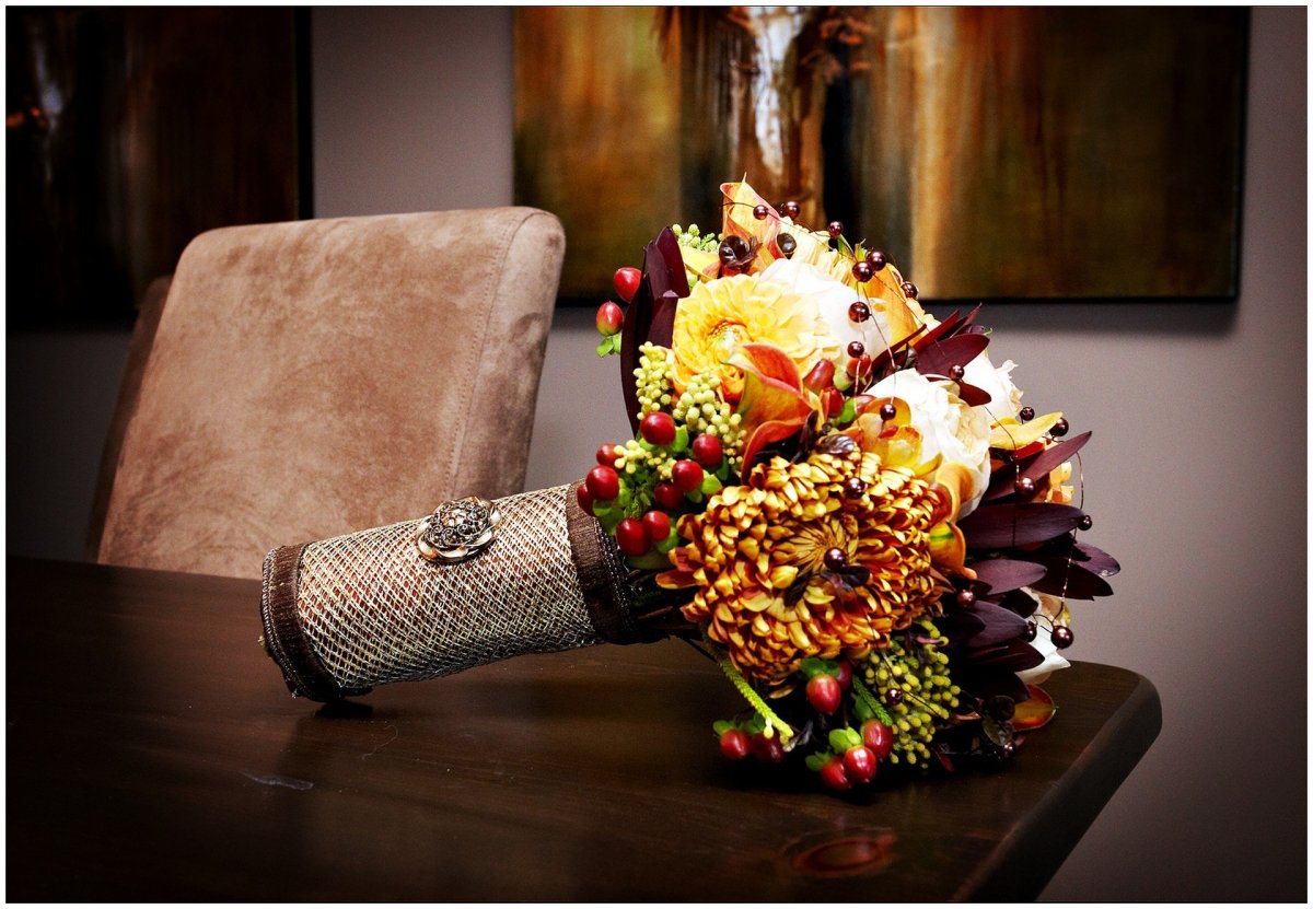 Букет невесты "осенний"