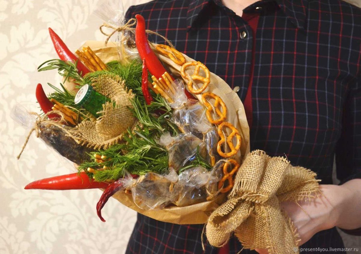 Букеты из продуктов