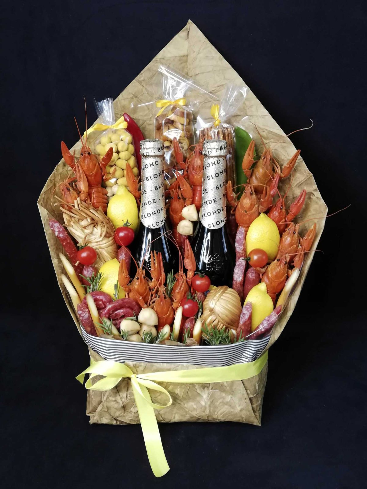 Сладкий букет для мужчины своими руками