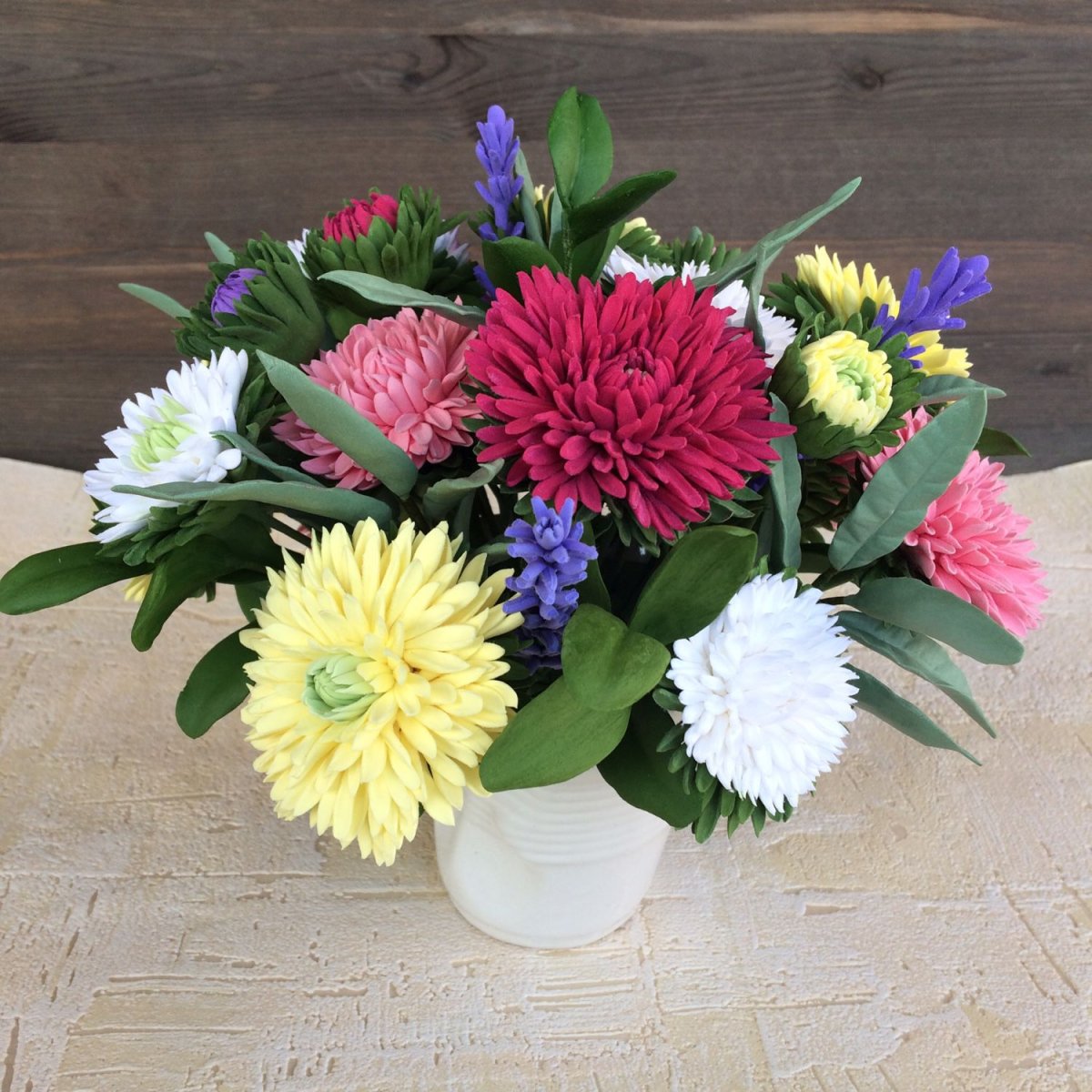 Астры пионовидные букет