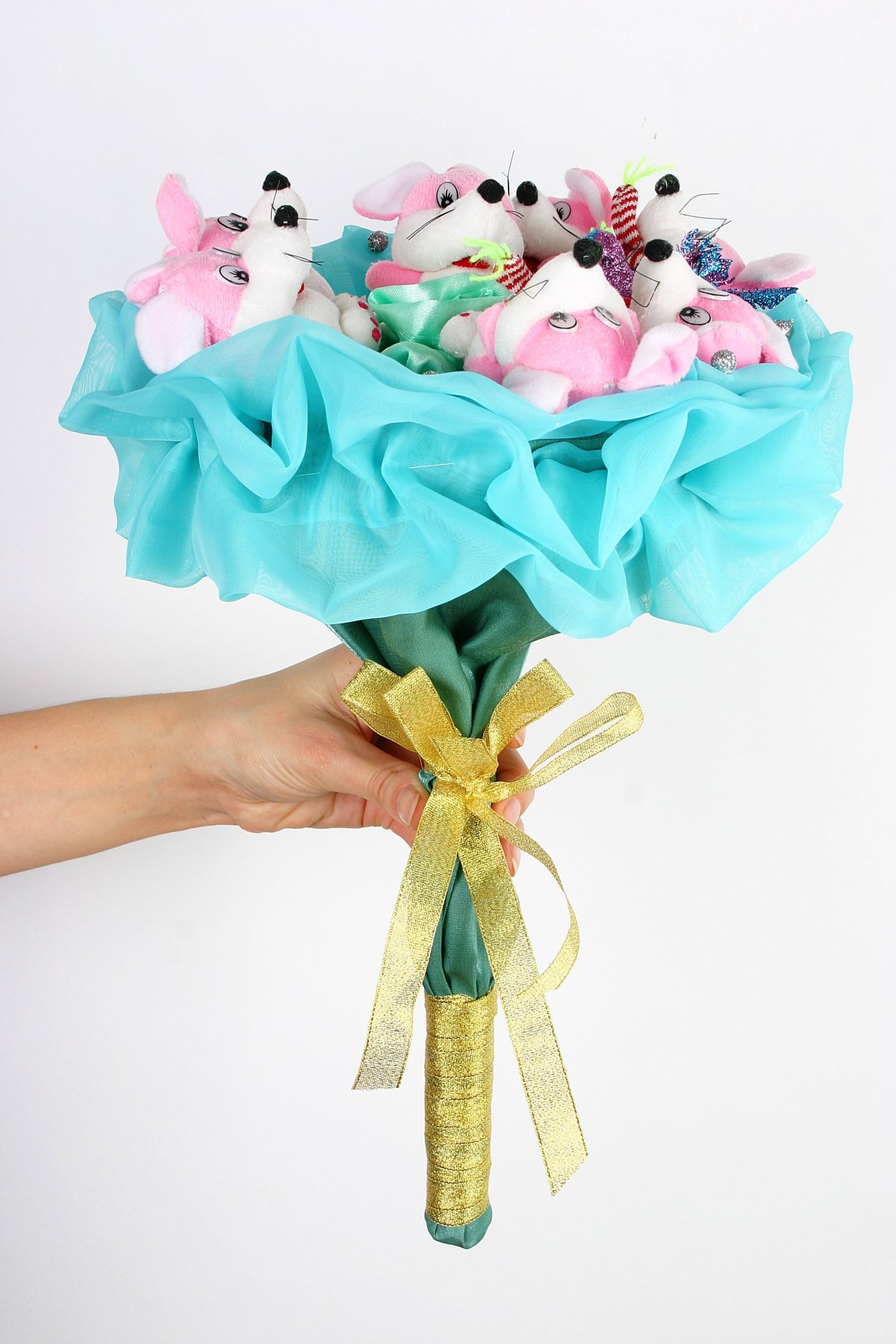 Букет из мягких игрушек