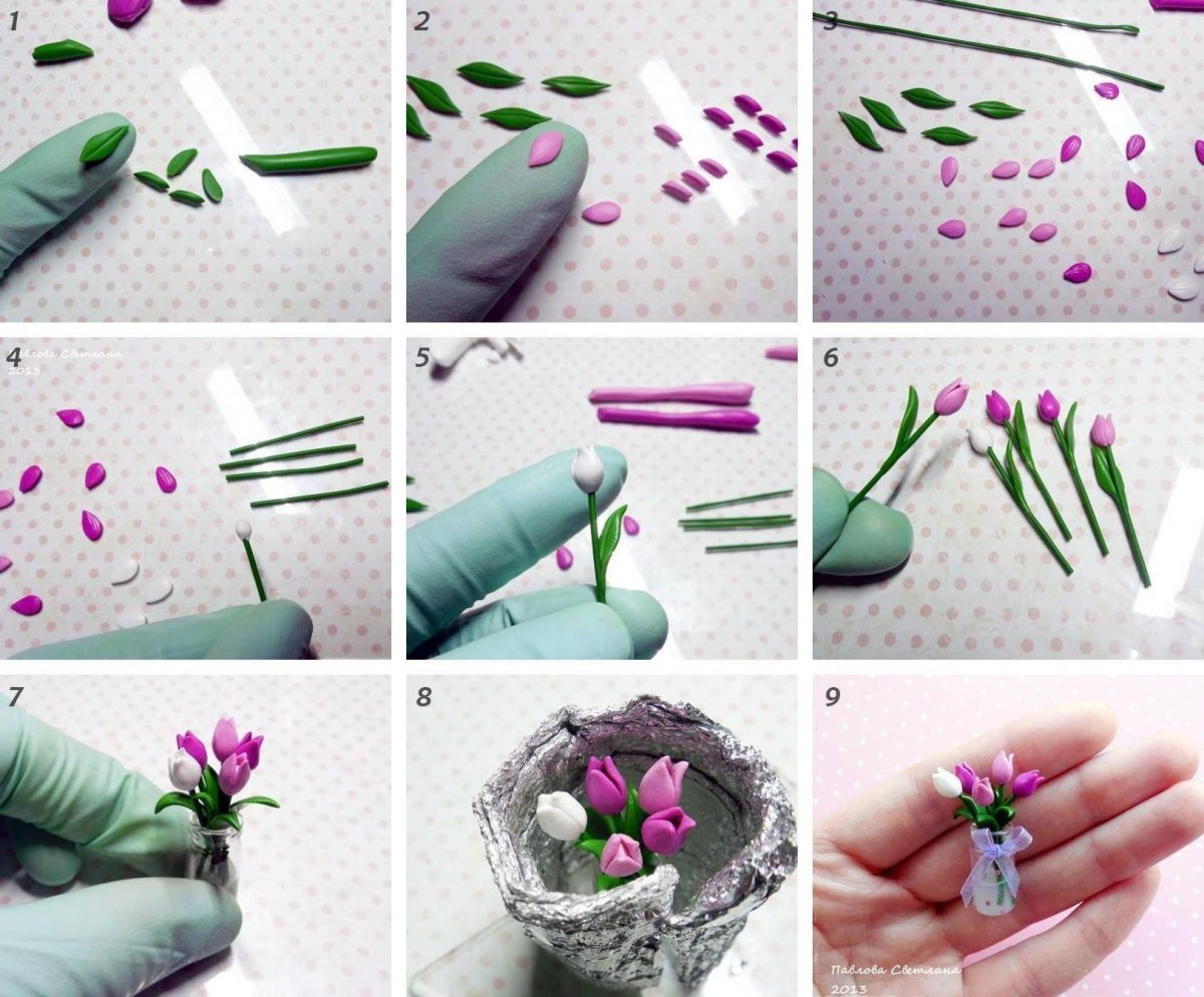 Лепим из воздушного пластилина еду