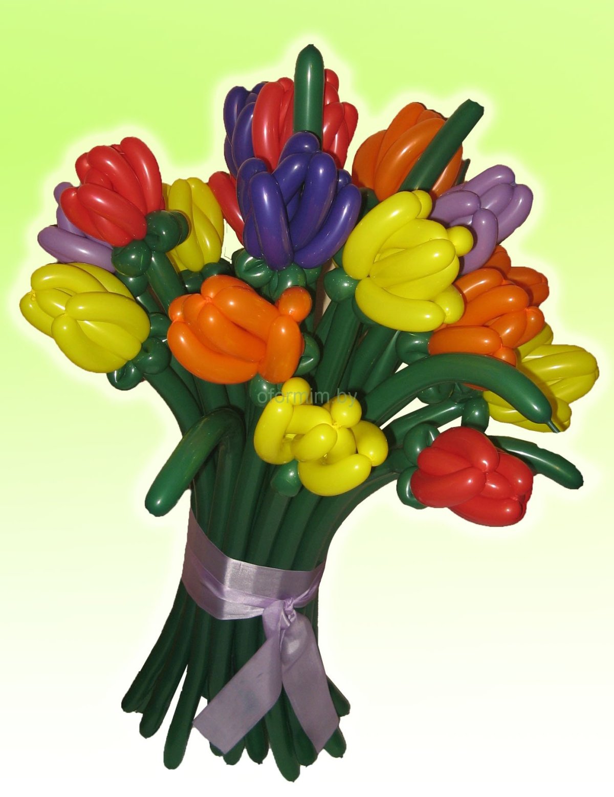 Лепка из воздушного пластилина цветы