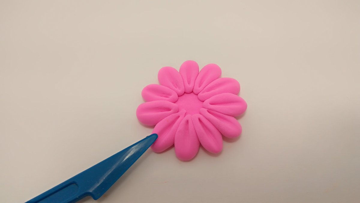 Цветы из пластилина