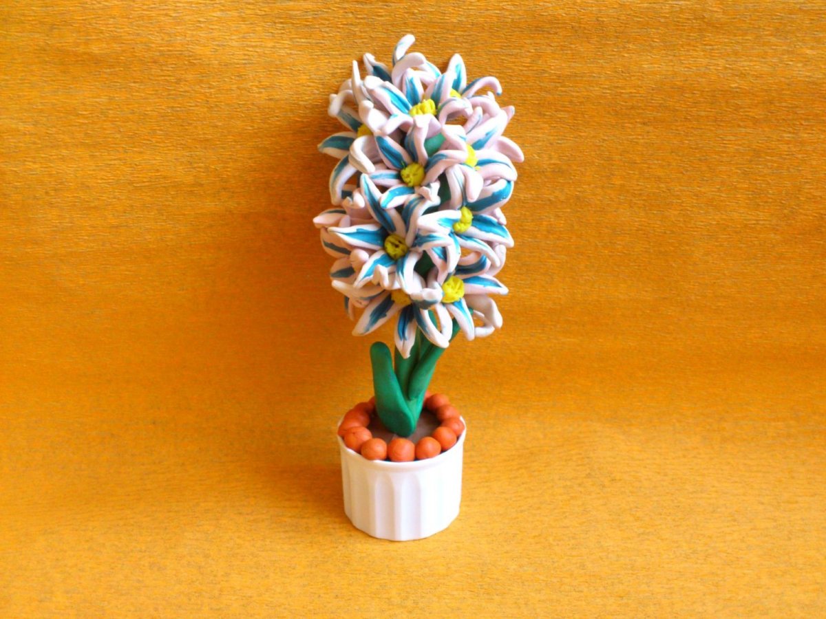 Поделки из пластилина роза