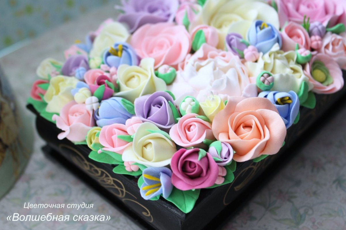 Лепка из пластилина крокусы