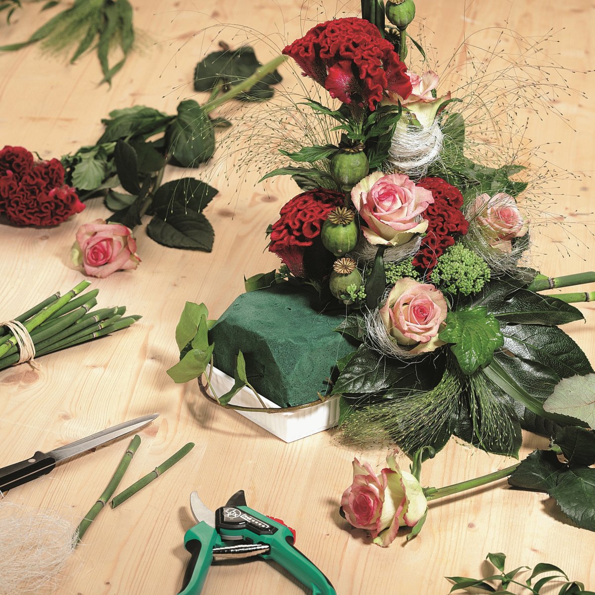 Оранж флористическая губка