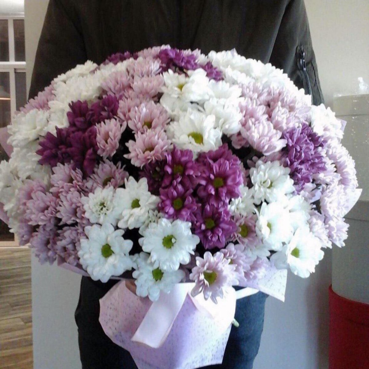 Букет "25 хризантем"