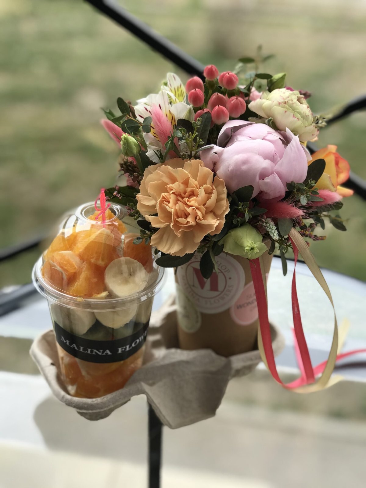 Композиция в стаканчике