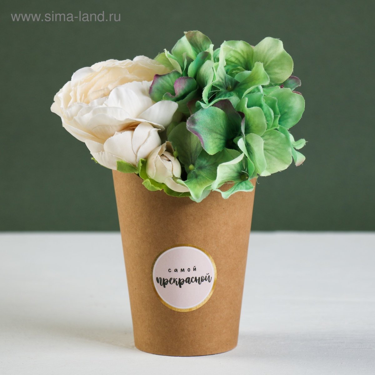 Бокал с цветами фотосессия