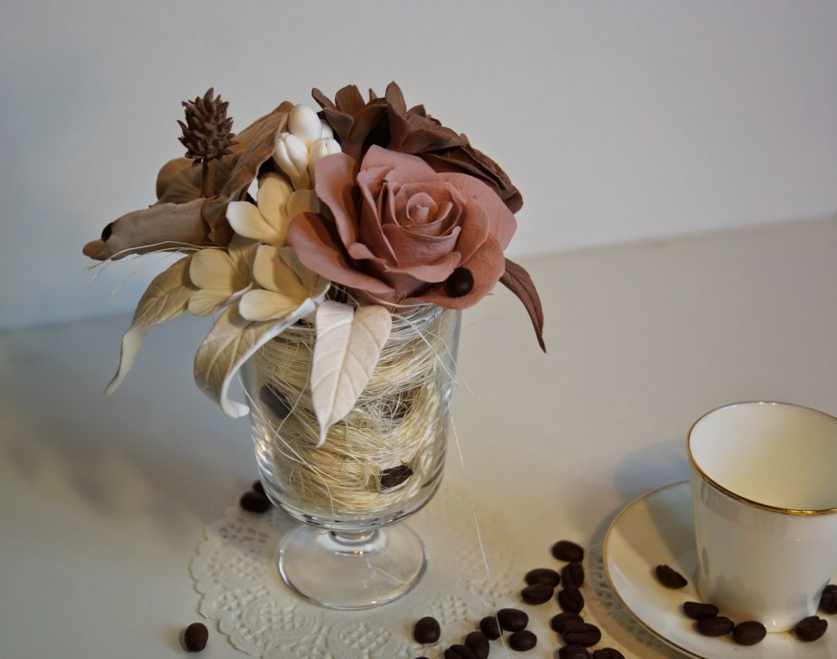 Стильный маленький букет