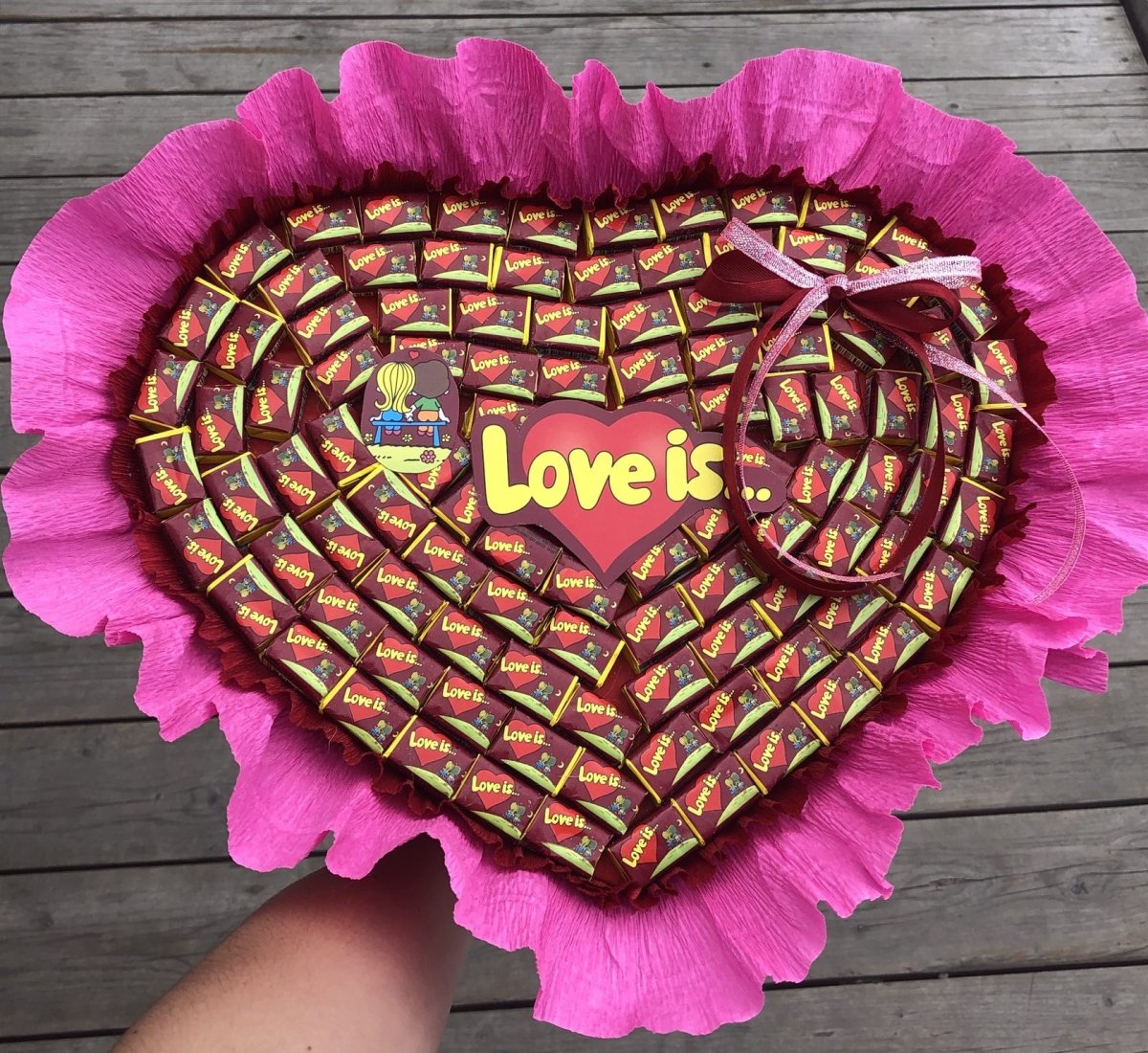 Букет из жвачек Love