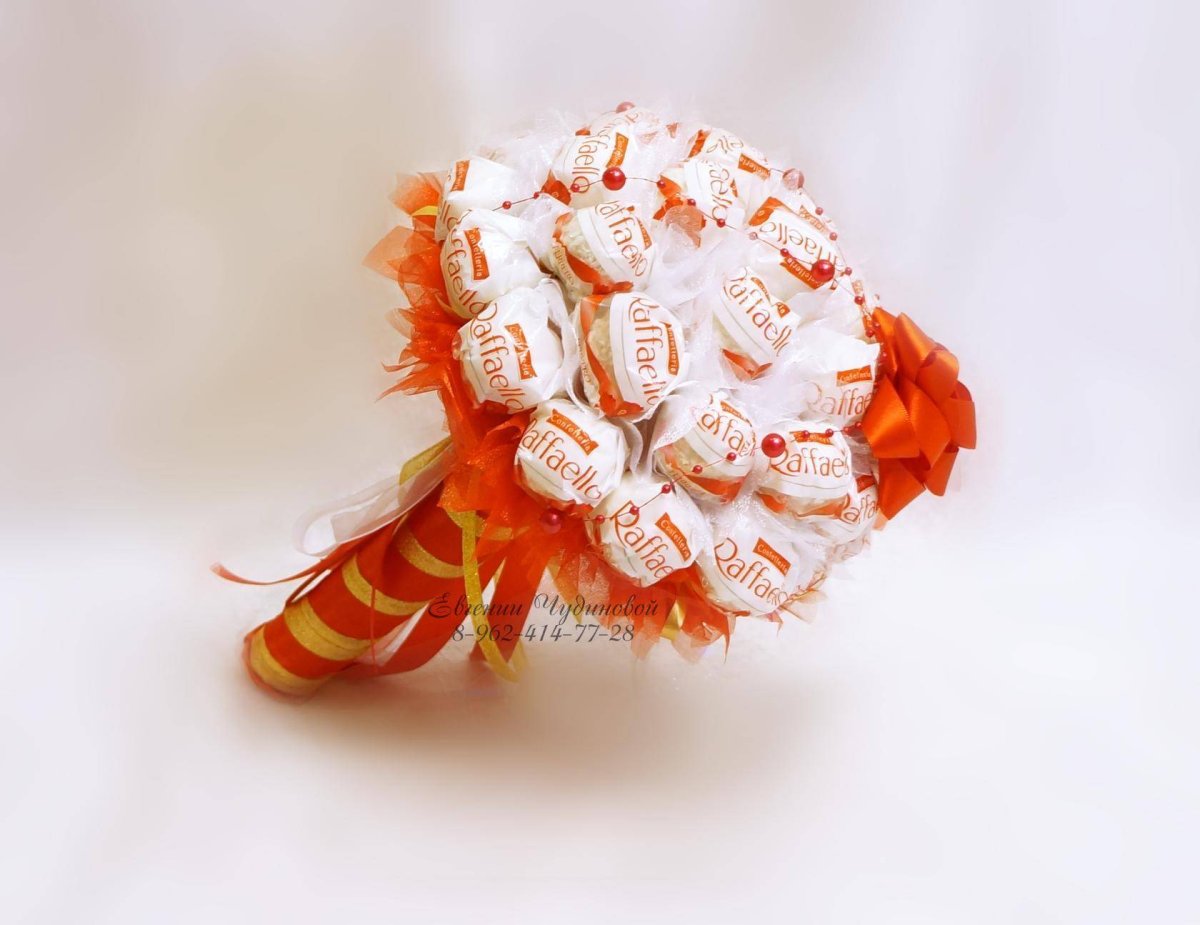 Свадебный букет из Рафаэлло