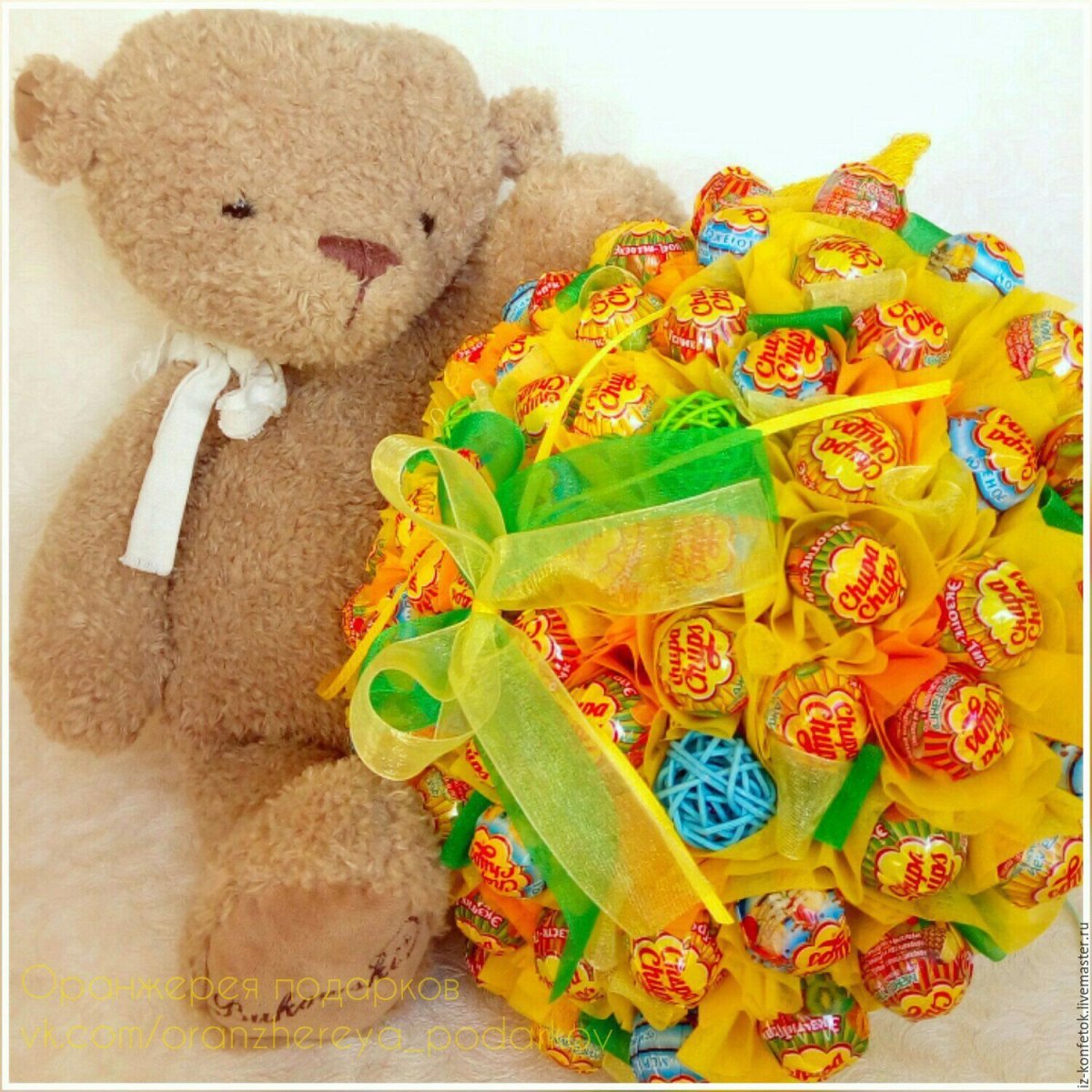 Букет из конфет и мармелада