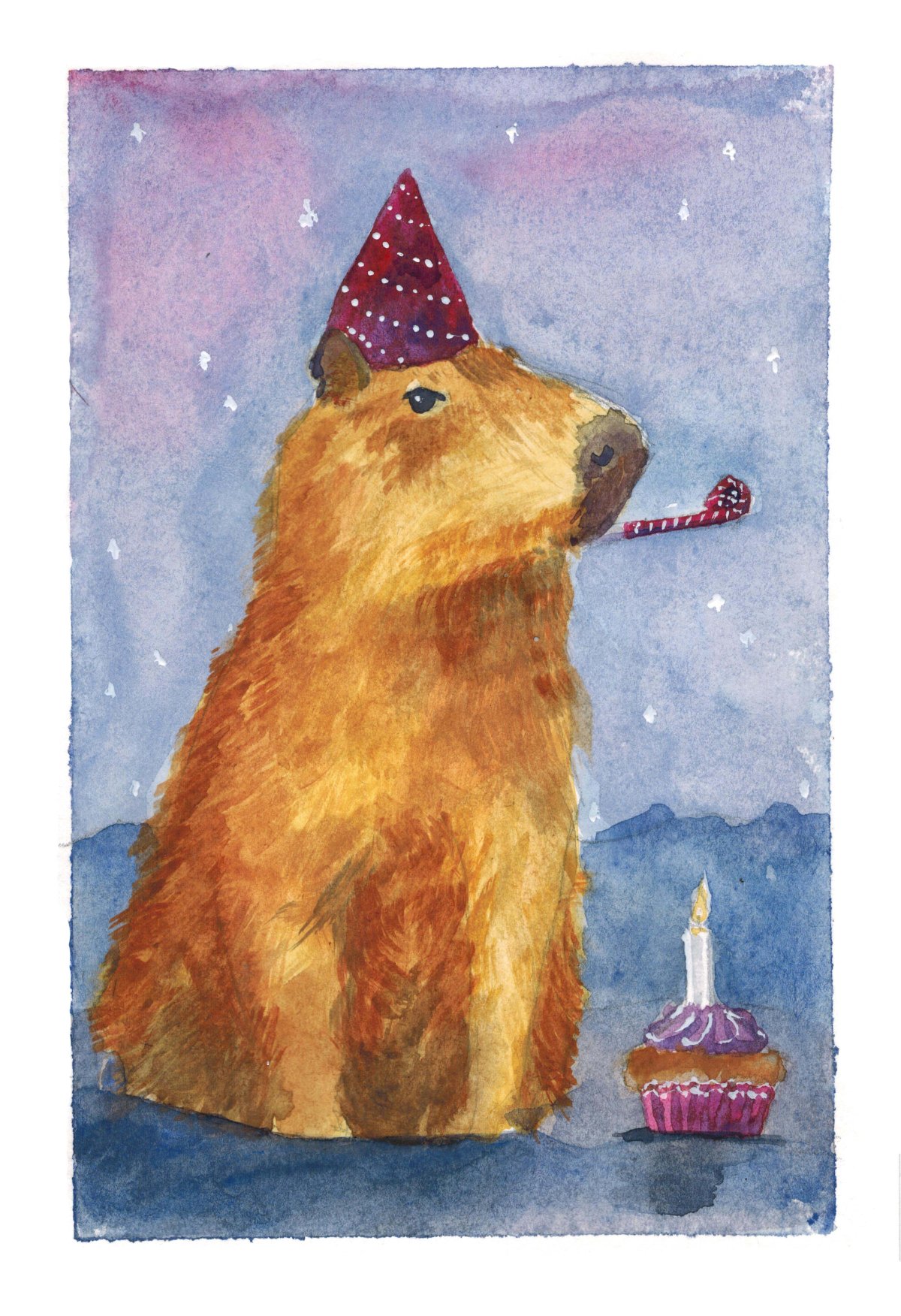 Капибара арт