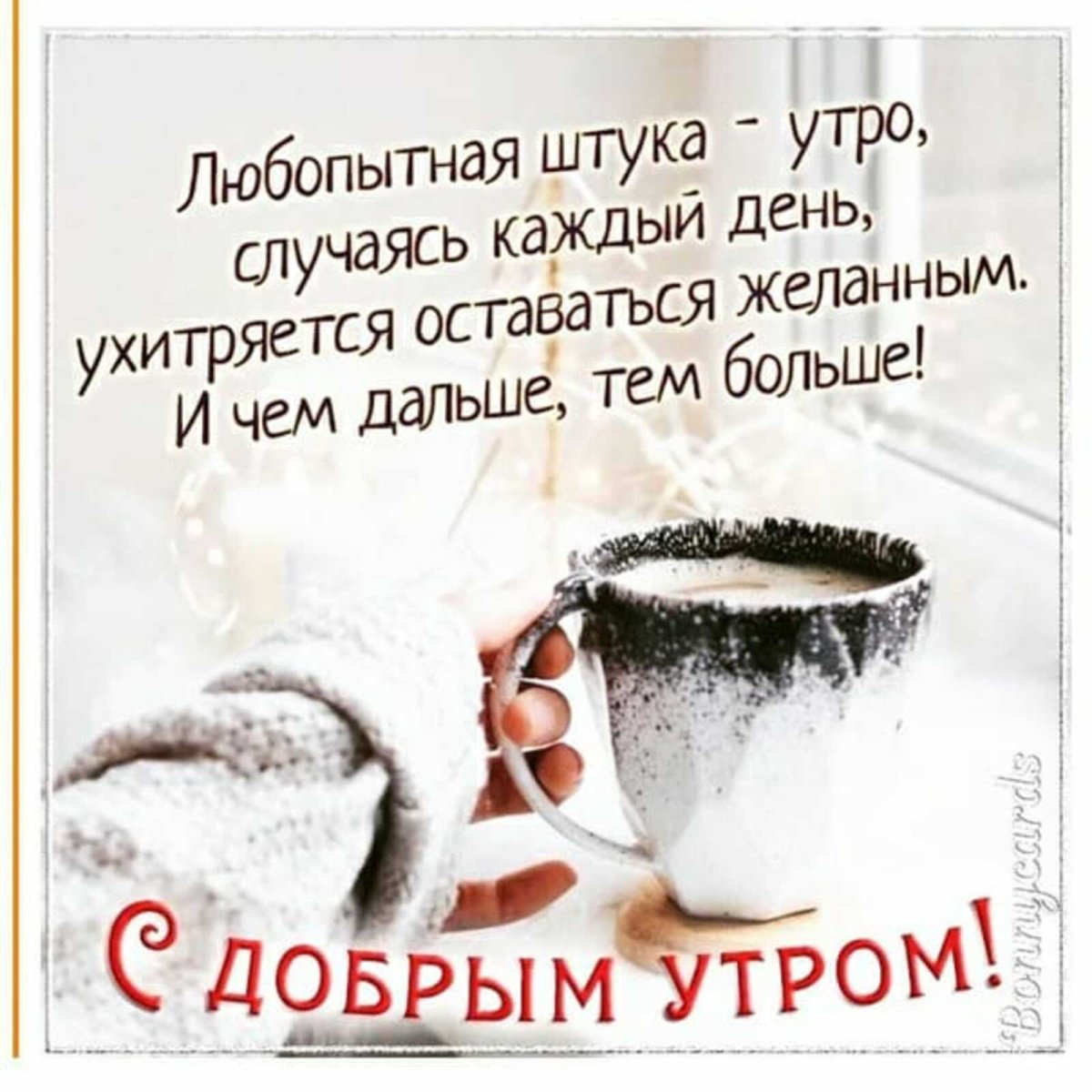 В кофейной чашке сахарный февраль