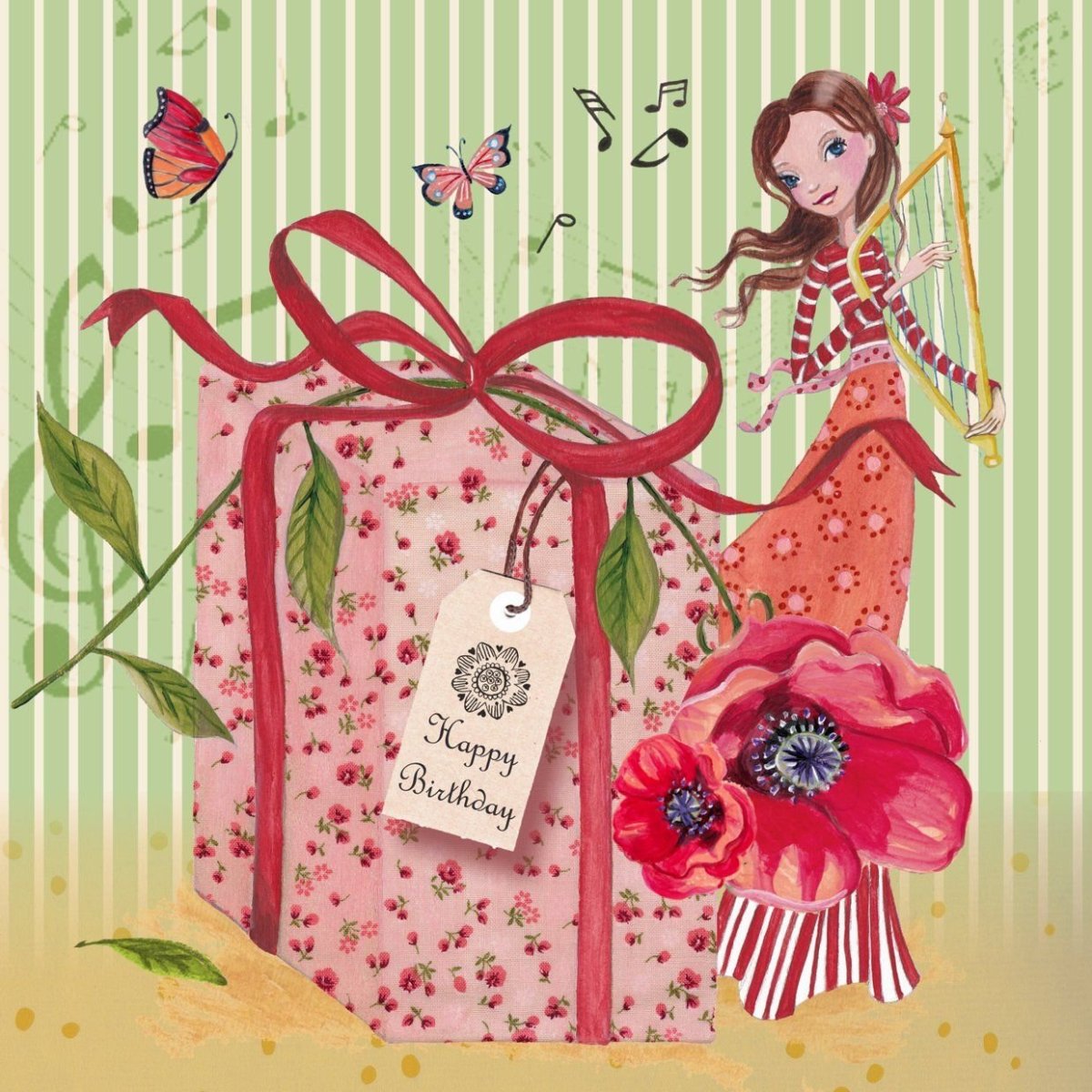 Стильное поздравление с днем рождения