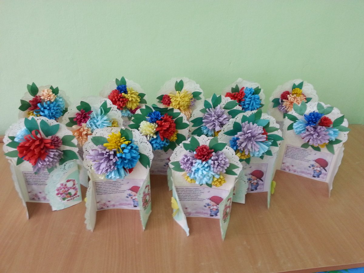 Флористика для детей мастер класс