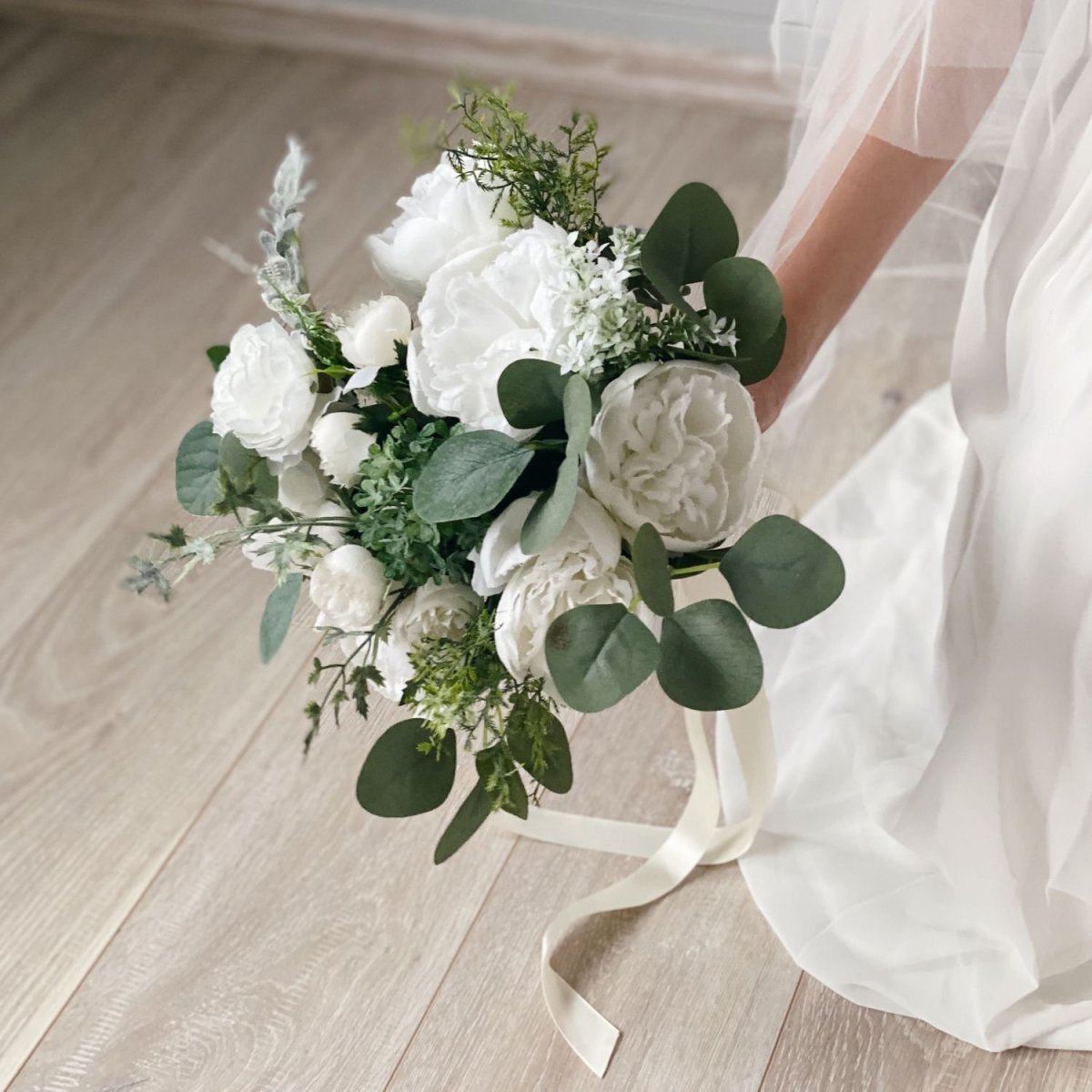 Роза Вайт Охара букет невесты