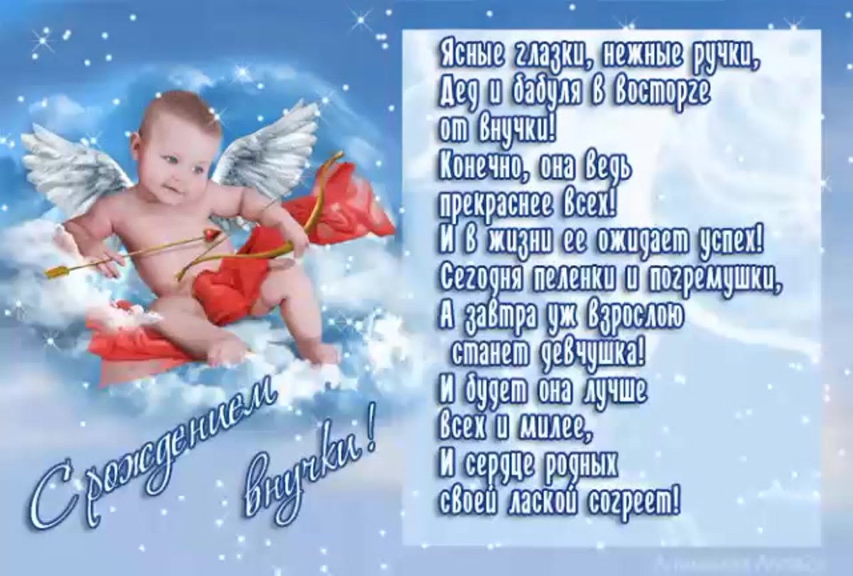 Поздравления с днём рождения внучке от бабушки и дедушки