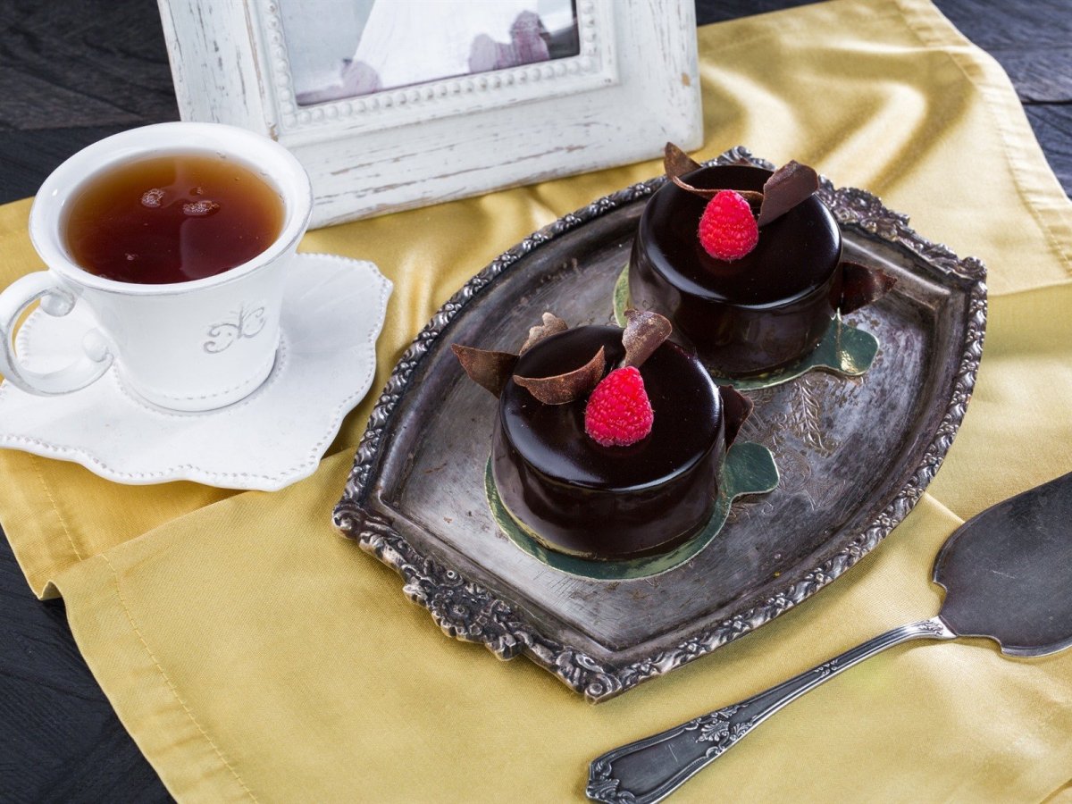 Чай с шоколадом