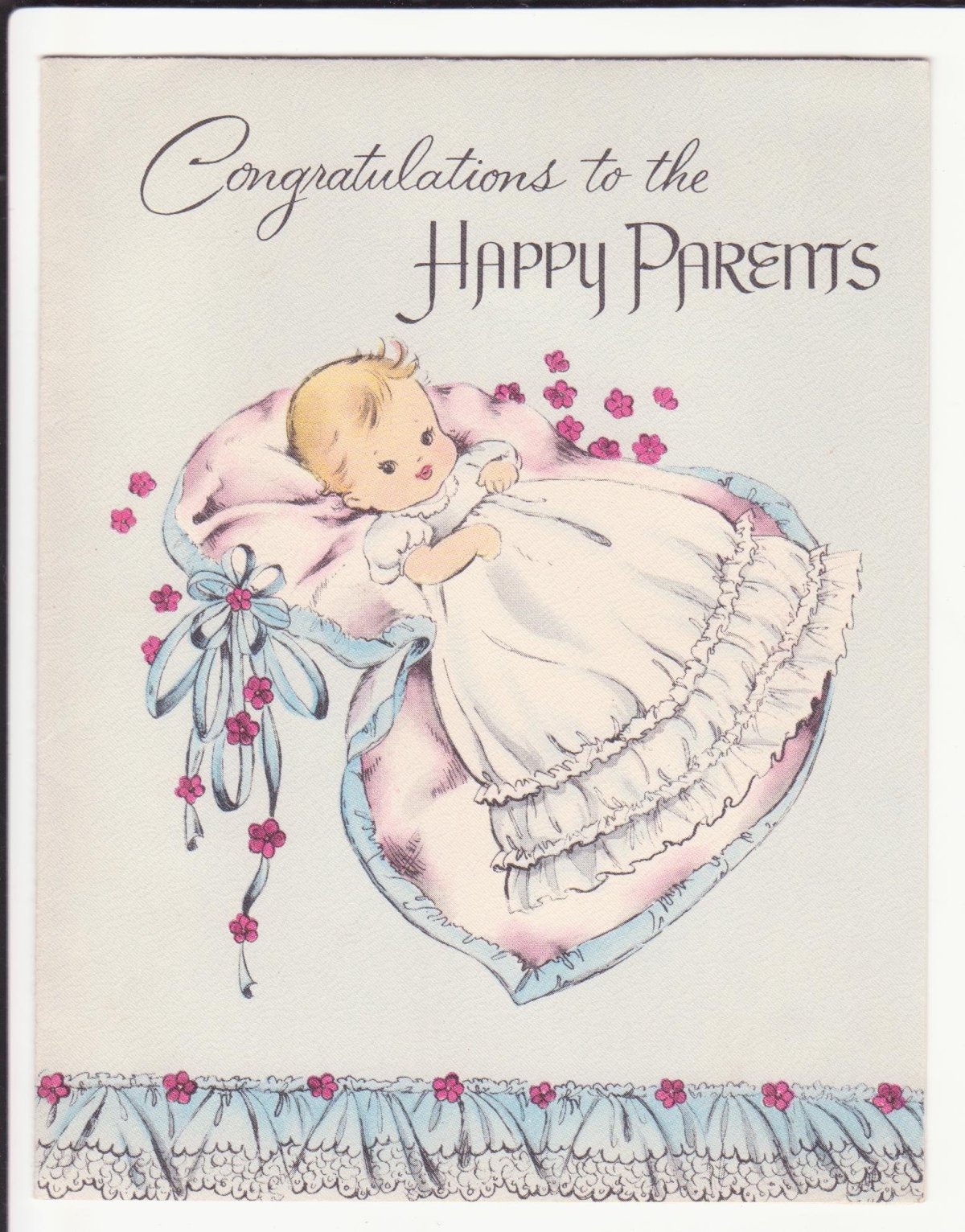 Открытка с новорожденным на английском