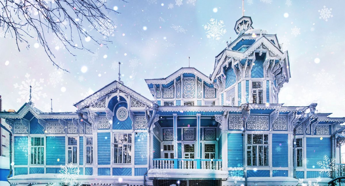 Томск ТГУ зимой