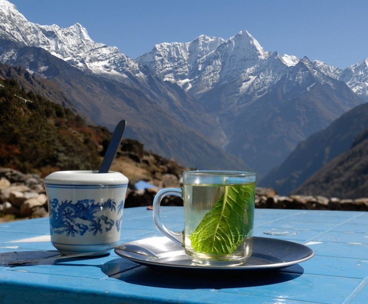 Утро в горах