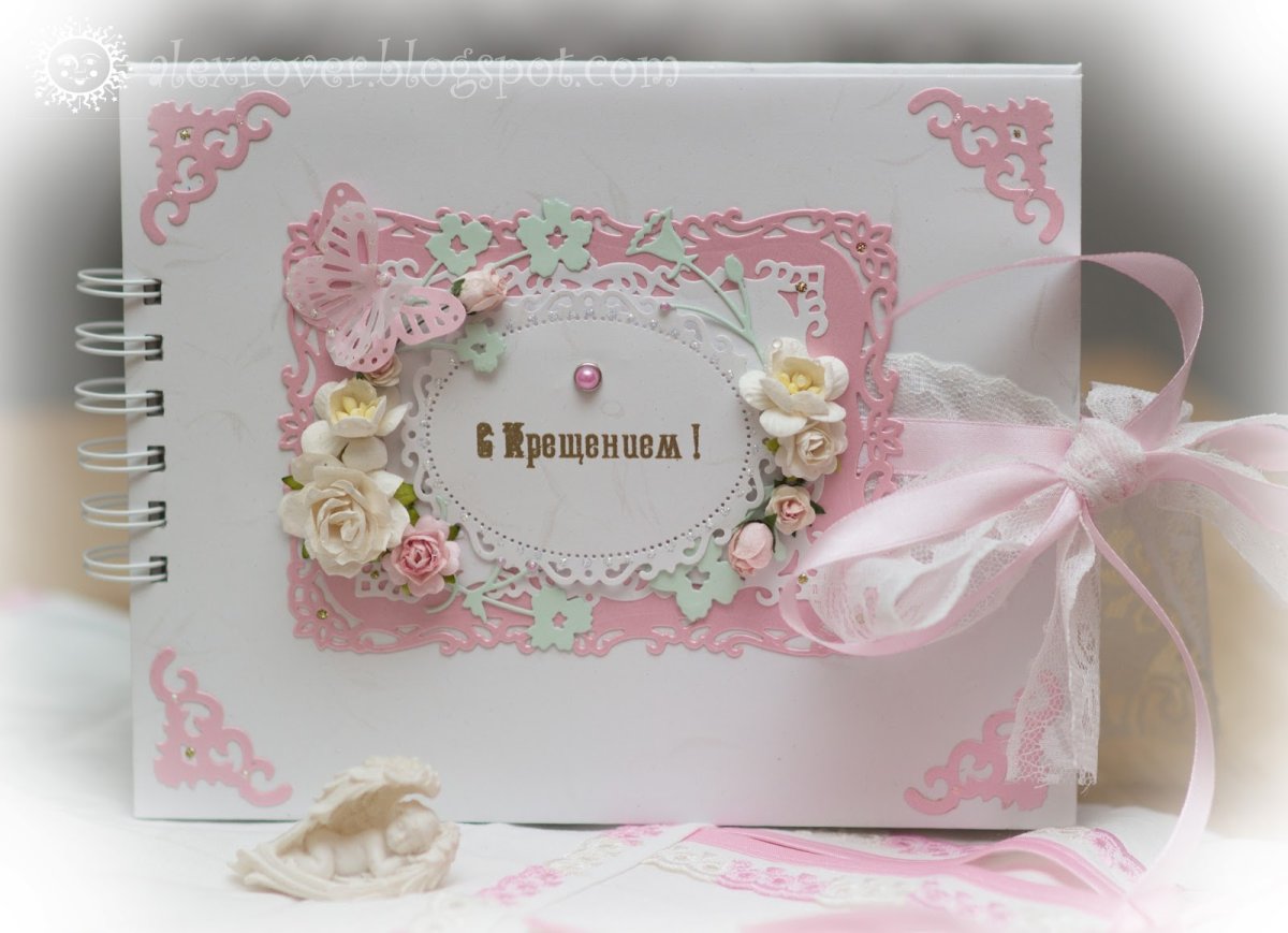 Открытки с крестинами девочки