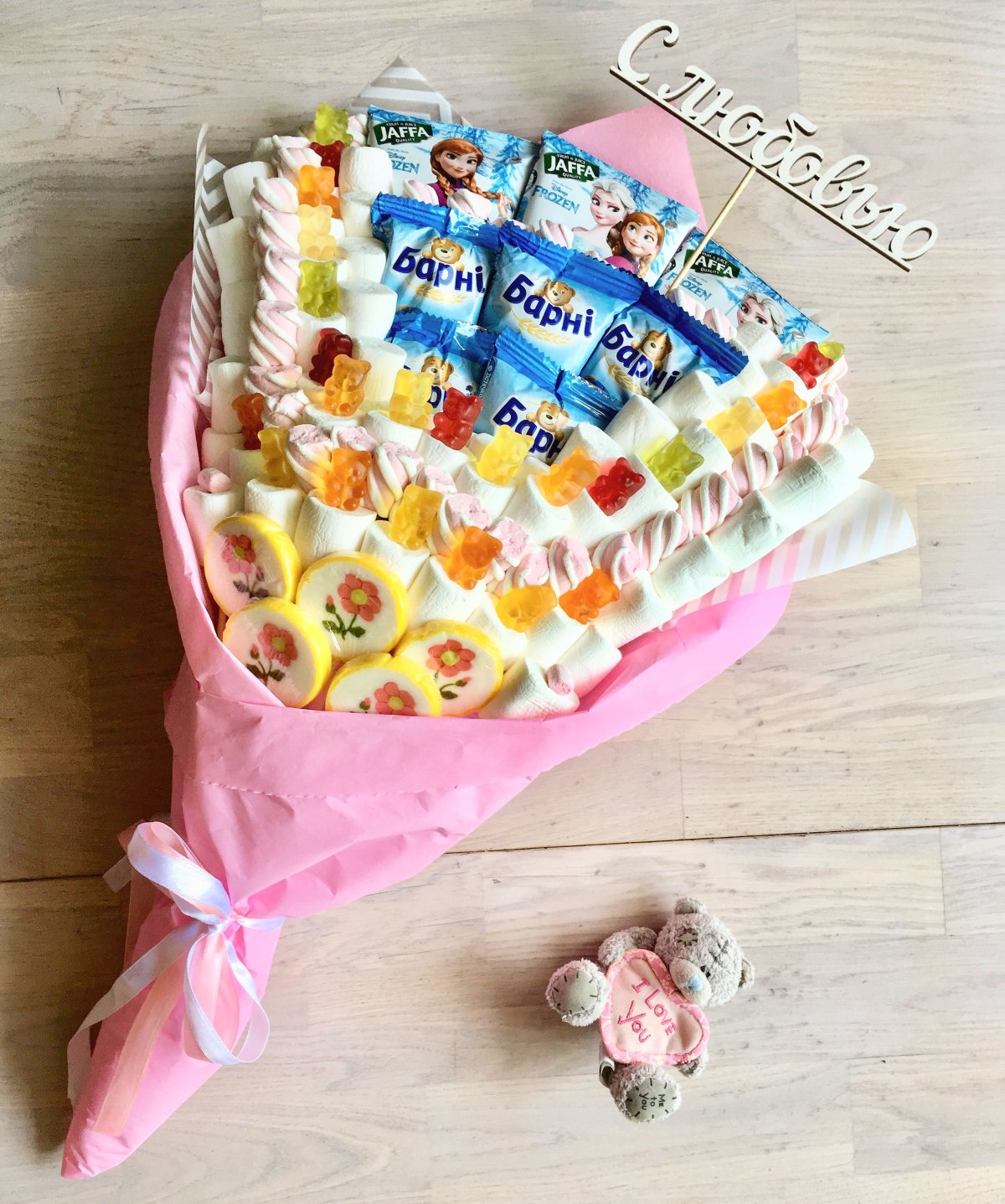 Букет из детского питания